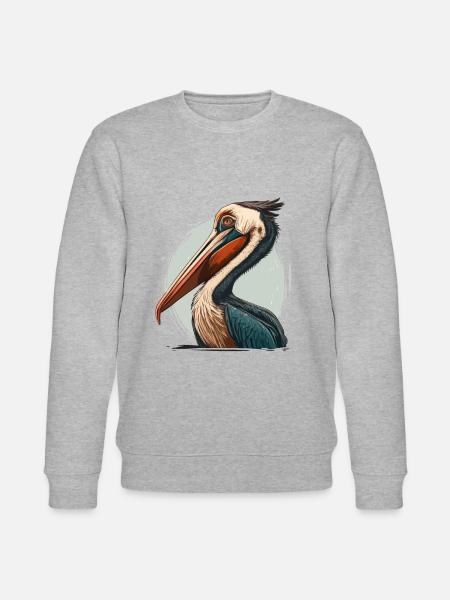Pélican - Sweat bio CHANGER Stanley/Stella Unisexe - gris chiné
