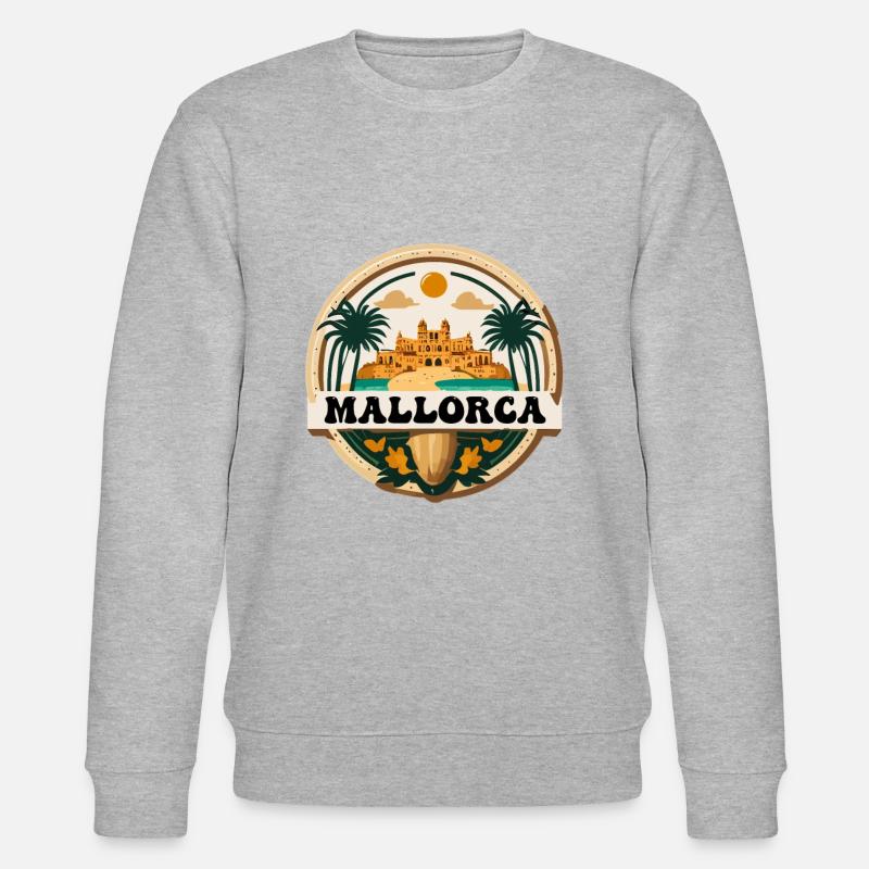 Logo de Majorque - Sweat bio CHANGER Stanley/Stella Unisexe - gris chiné