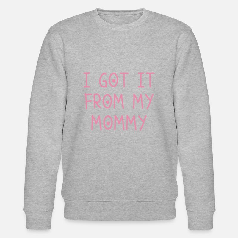Von Mama Geschenk - Stanley/Stella Unisex Bio-Sweatshirt CHANGER  - Grau meliert