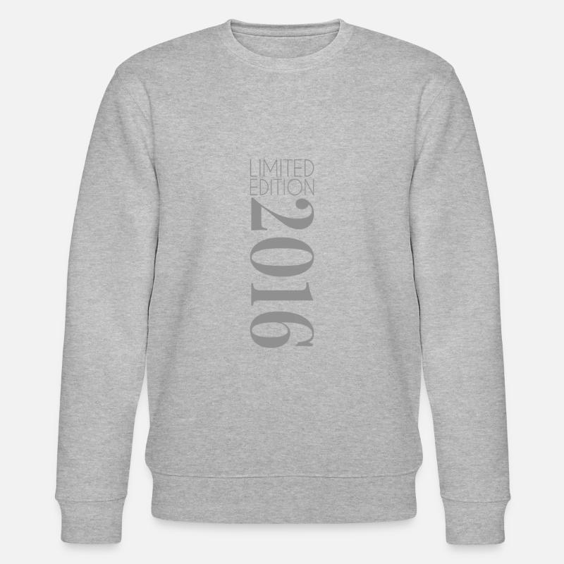 Limited Edition 2016 - Stanley/Stella CHANGER Unisex Organic Sweatshirt - heather grey