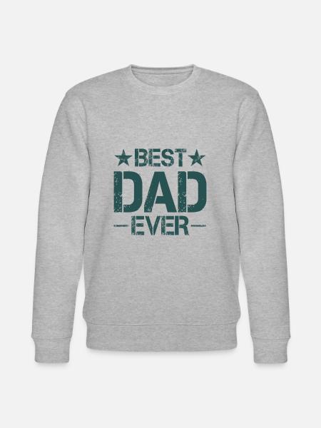 Bester Vater - Stanley/Stella Unisex Bio-Sweatshirt CHANGER  - Grau meliert