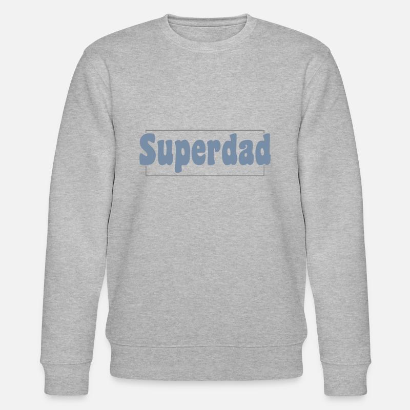 Superpapa - Sweat bio CHANGER Stanley/Stella Unisexe - gris chiné