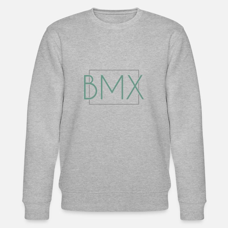 BMX Schriftzug - Stanley/Stella Unisex Bio-Sweatshirt CHANGER  - Grau meliert