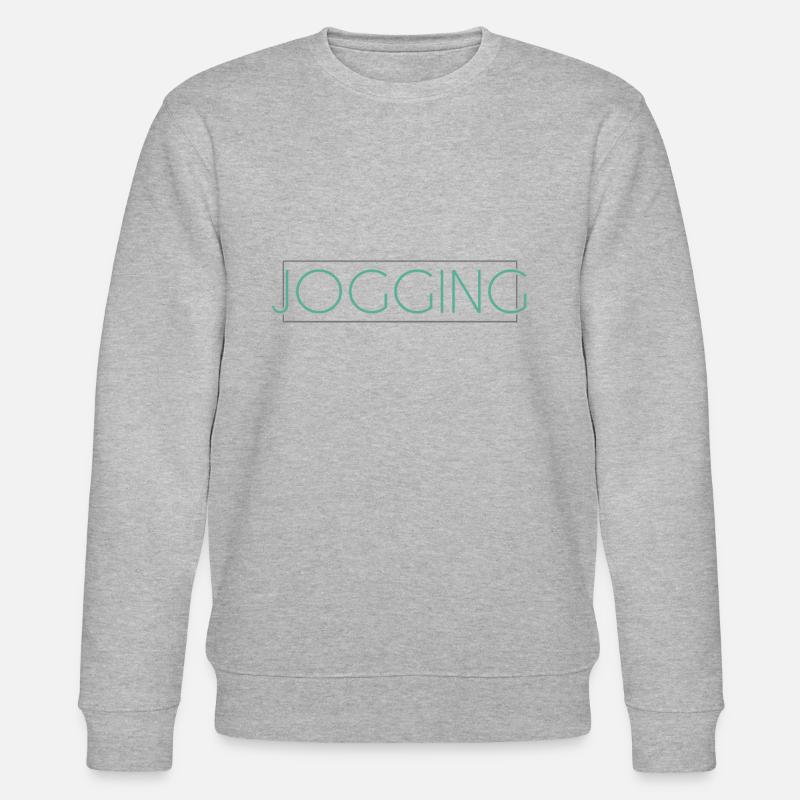 Jogging Jogging lettrage - Sweat bio CHANGER Stanley/Stella Unisexe - gris chiné