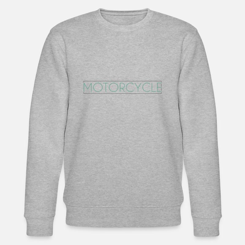 Motorrad Schriftzug - Stanley/Stella Unisex Bio-Sweatshirt CHANGER  - Grau meliert