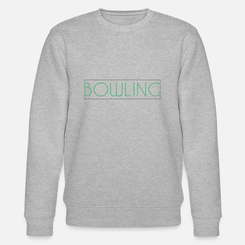Bowling lettering - Stanley/Stella CHANGER Unisex Organic Sweatshirt - heather grey