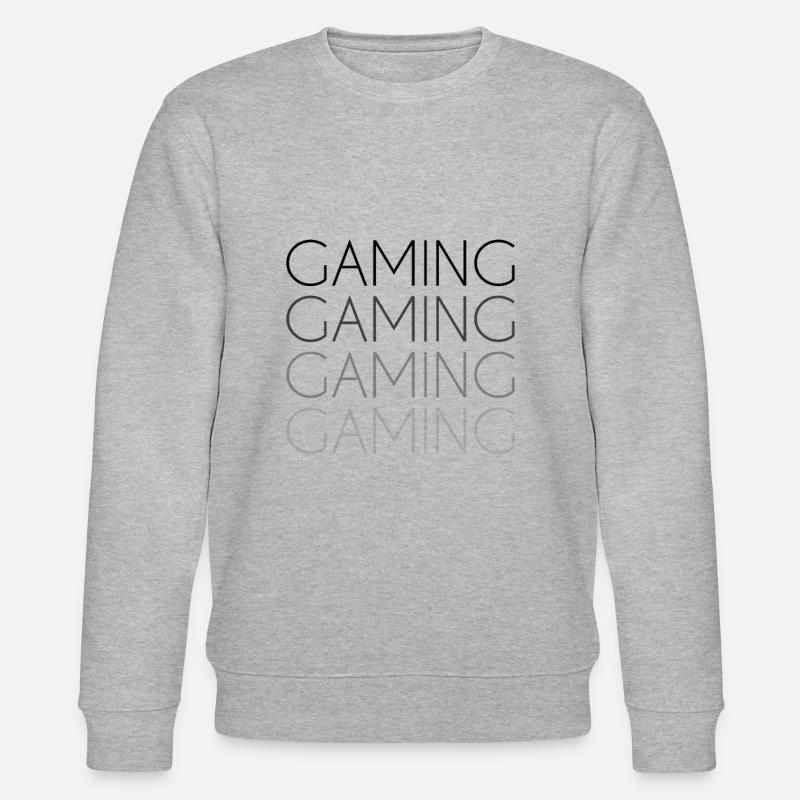 Lettrage de jeu - Sweat bio CHANGER Stanley/Stella Unisexe - gris chiné