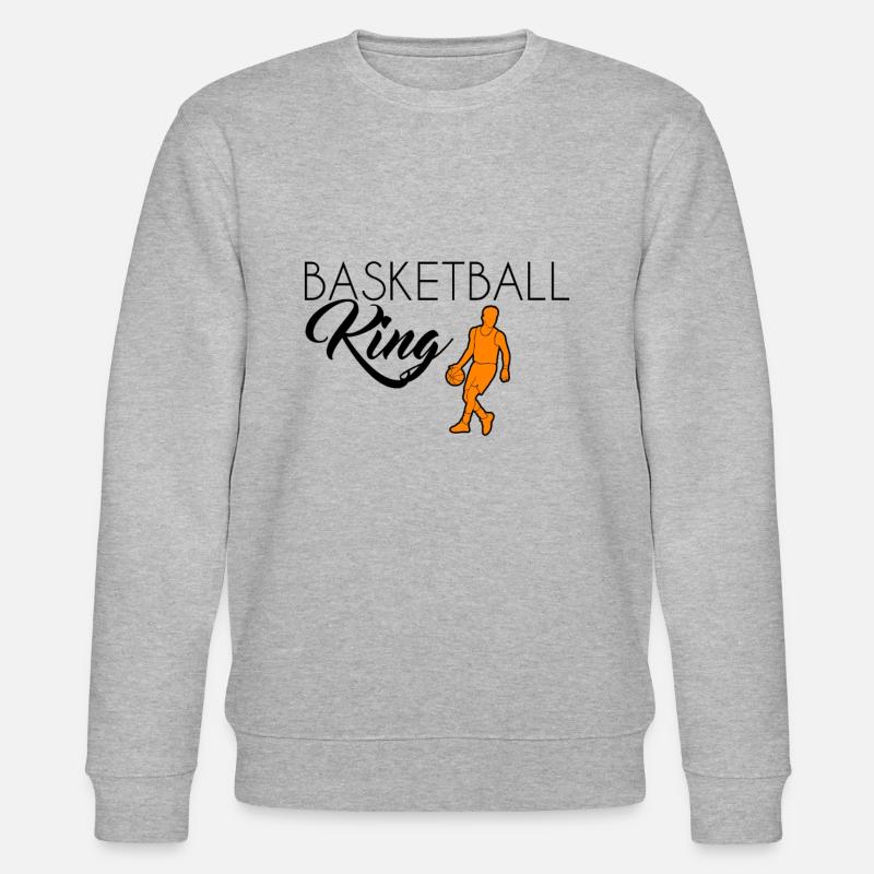 Basketball King - Stanley/Stella Unisex Bio-Sweatshirt CHANGER - Grau meliert