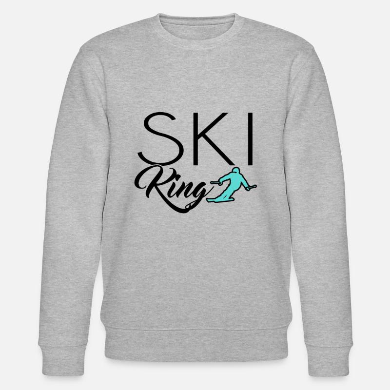 Ski King - Sweat bio CHANGER Stanley/Stella Unisexe - gris chiné