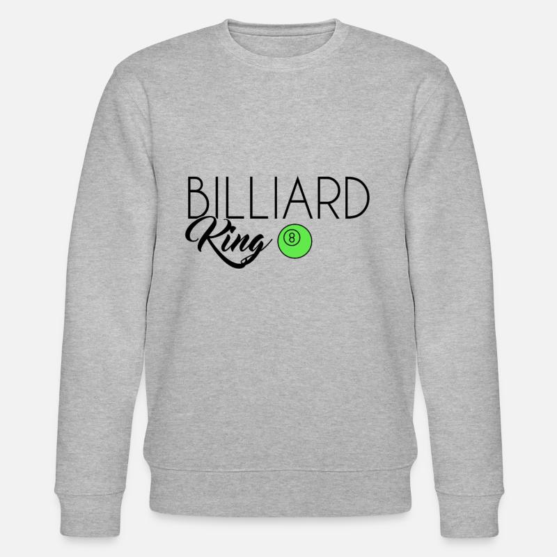Billiard King - Stanley/Stella Unisex Bio-Sweatshirt CHANGER  - Grau meliert