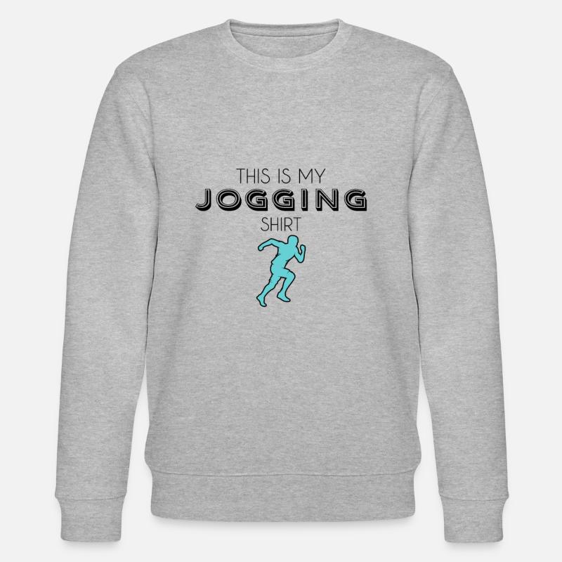 Joggen Shirt - Stanley/Stella Unisex Bio-Sweatshirt CHANGER  - Grau meliert