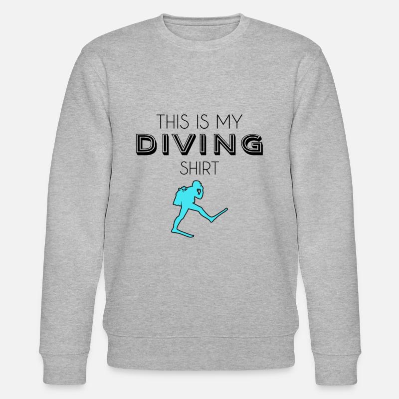 diving shirt - Stanley/Stella Unisex Bio-Sweatshirt CHANGER  - Grau meliert