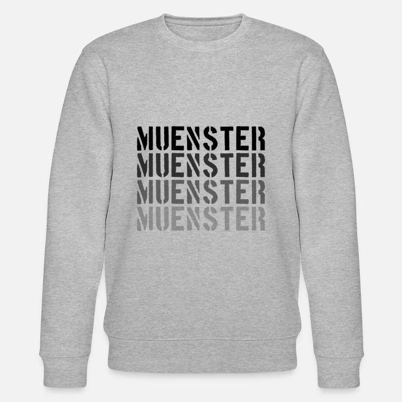 Münster - Stanley/Stella Unisex Bio-Sweatshirt CHANGER  - Grau meliert