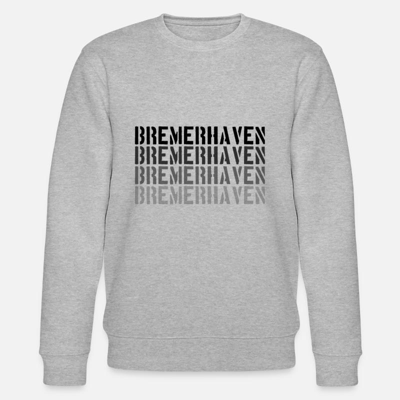Bremerhaven - Sweat bio CHANGER Stanley/Stella Unisexe - gris chiné