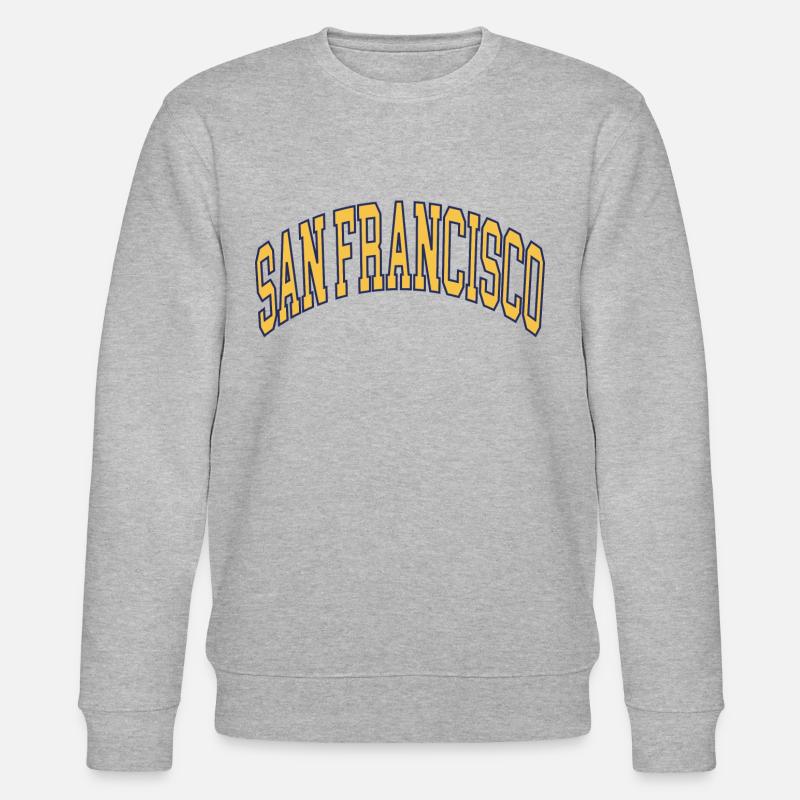 San Francisco - Stanley/Stella Unisex Bio-Sweatshirt CHANGER  - Grau meliert