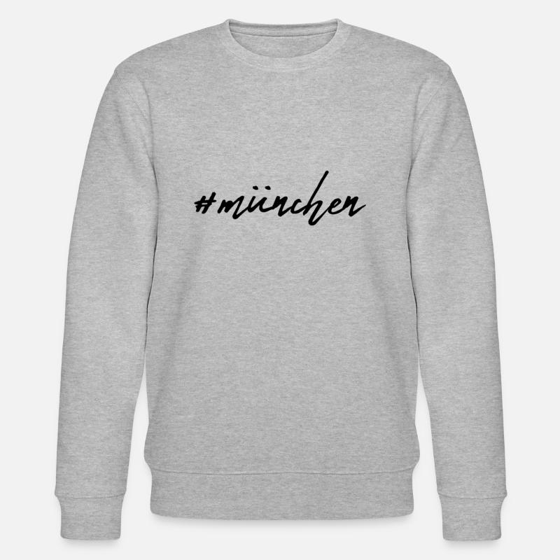 Munich - Sweat bio CHANGER Stanley/Stella Unisexe - gris chiné