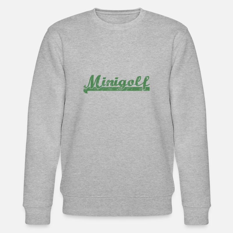 Minigolf - Stanley/Stella Unisex Bio-Sweatshirt CHANGER  - Grau meliert