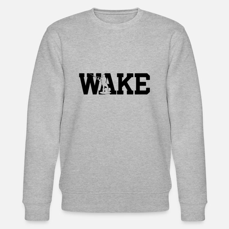 Wakeboard - Sweat bio CHANGER Stanley/Stella Unisexe - gris chiné