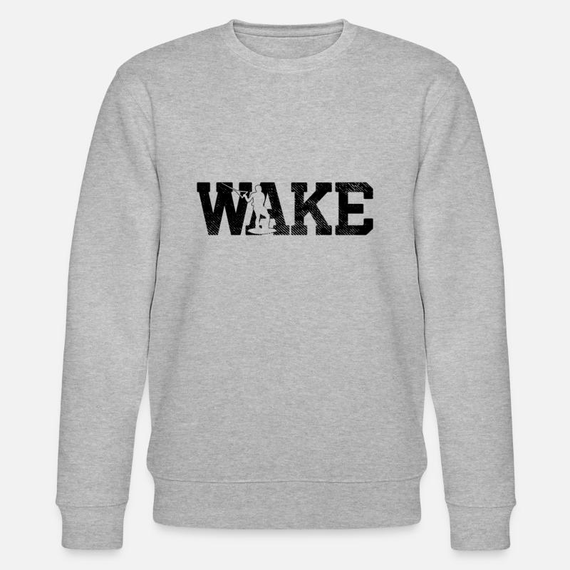 Wakeboard - Sweat bio CHANGER Stanley/Stella Unisexe - gris chiné