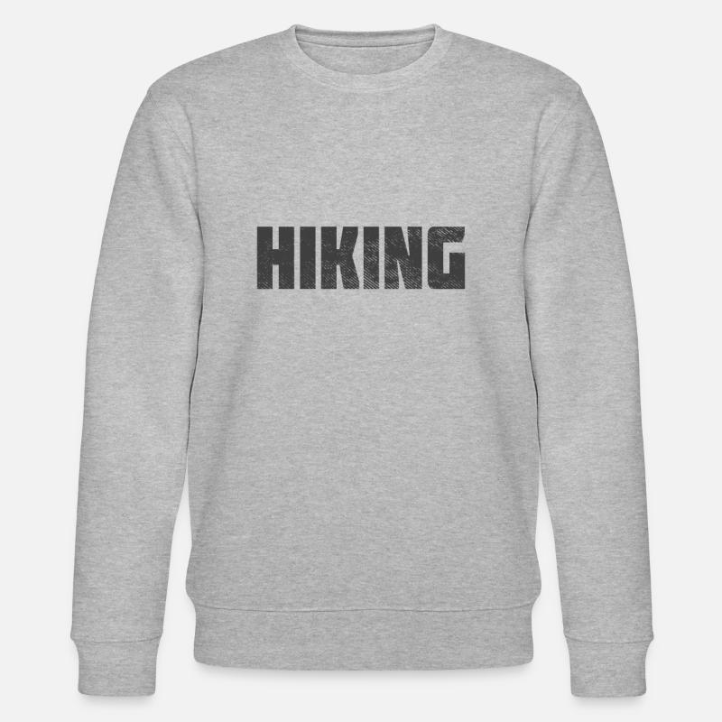 Wandern - Stanley/Stella Unisex Bio-Sweatshirt CHANGER  - Grau meliert