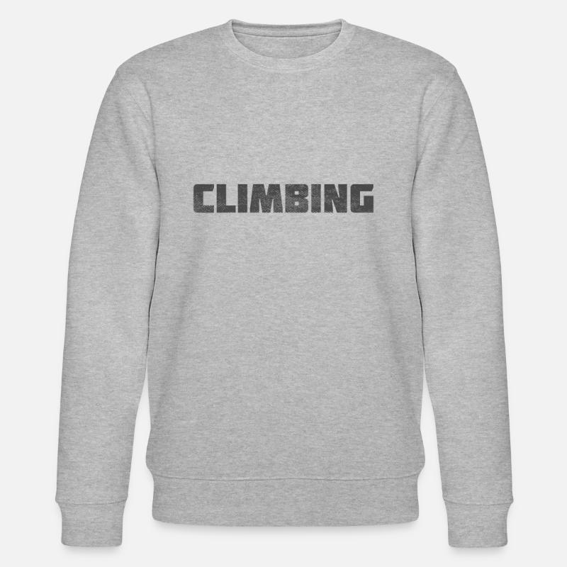 Grimper - Sweat bio CHANGER Stanley/Stella Unisexe - gris chiné