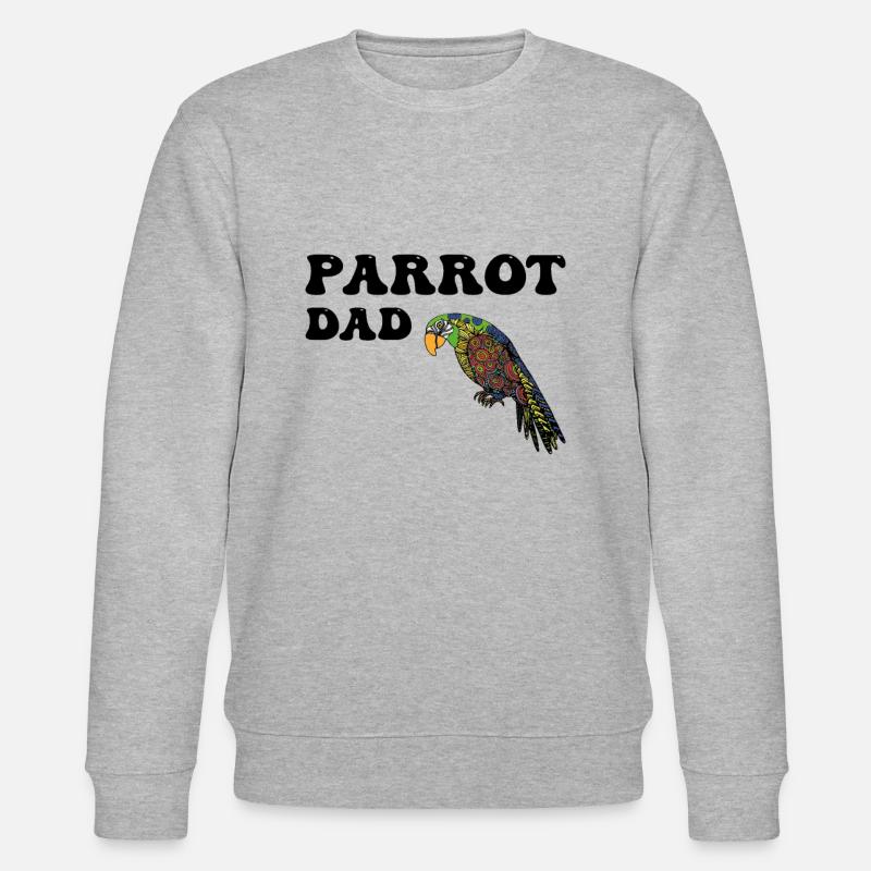 Parrots Daddy - Stanley/Stella CHANGER Unisex Organic Sweatshirt - heather grey