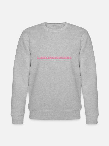 Lieblingscousine - Stanley/Stella Unisex Bio-Sweatshirt CHANGER - Grau meliert