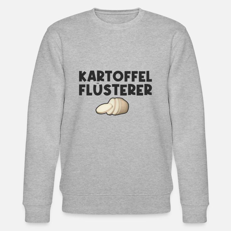 Kartoffel Flüsterer - Stanley/Stella Unisex Bio-Sweatshirt CHANGER  - Grau meliert