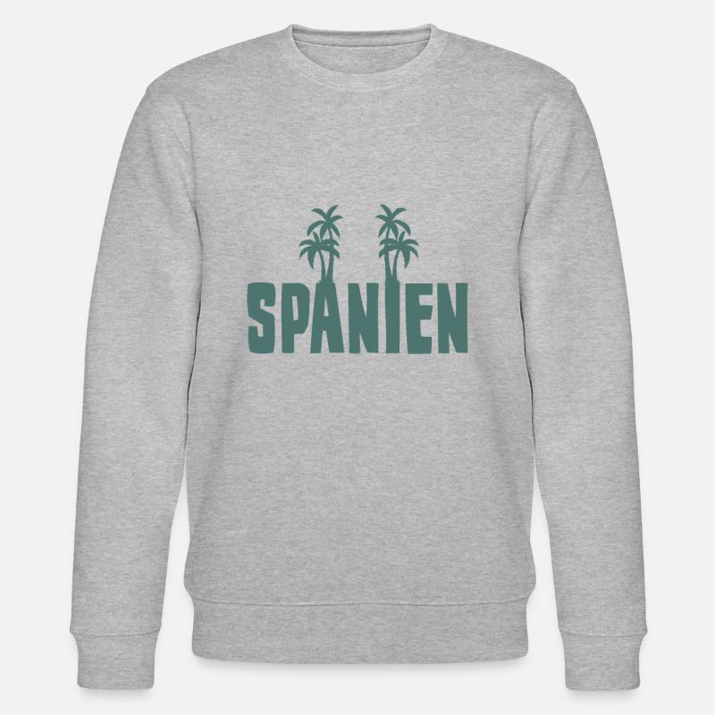 Spanien Urlaub - Stanley/Stella Unisex Bio-Sweatshirt CHANGER  - Grau meliert