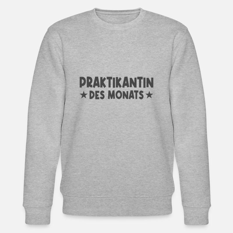 Praktikantin des Monats - Stanley/Stella Unisex Bio-Sweatshirt CHANGER  - Grau meliert