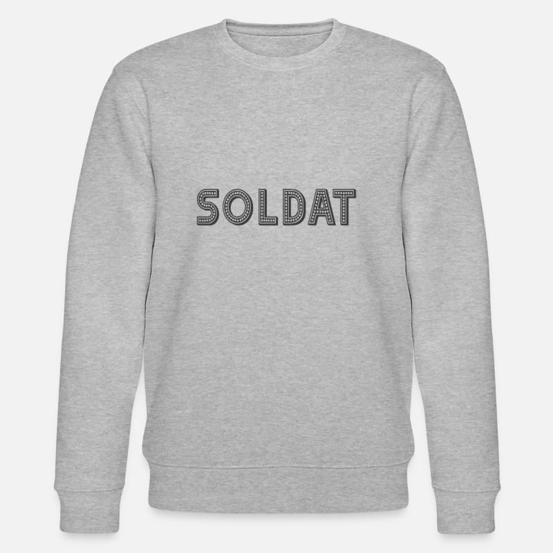 Soldat - Stanley/Stella Unisex Bio-Sweatshirt CHANGER  - Grau meliert