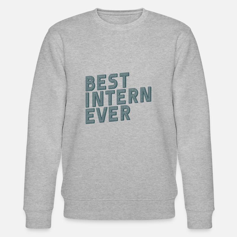 bester Praktikant - Stanley/Stella Unisex Bio-Sweatshirt CHANGER  - Grau meliert