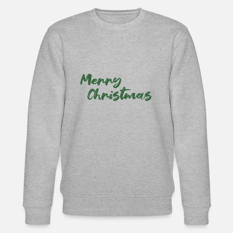 Merry Christmas - Stanley/Stella Unisex Bio-Sweatshirt CHANGER  - Grau meliert