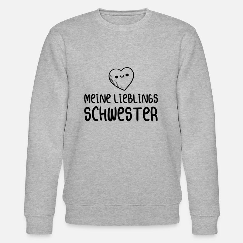MA SŒUR PRÉFÉRÉE - Sweat bio CHANGER Stanley/Stella Unisexe - gris chiné