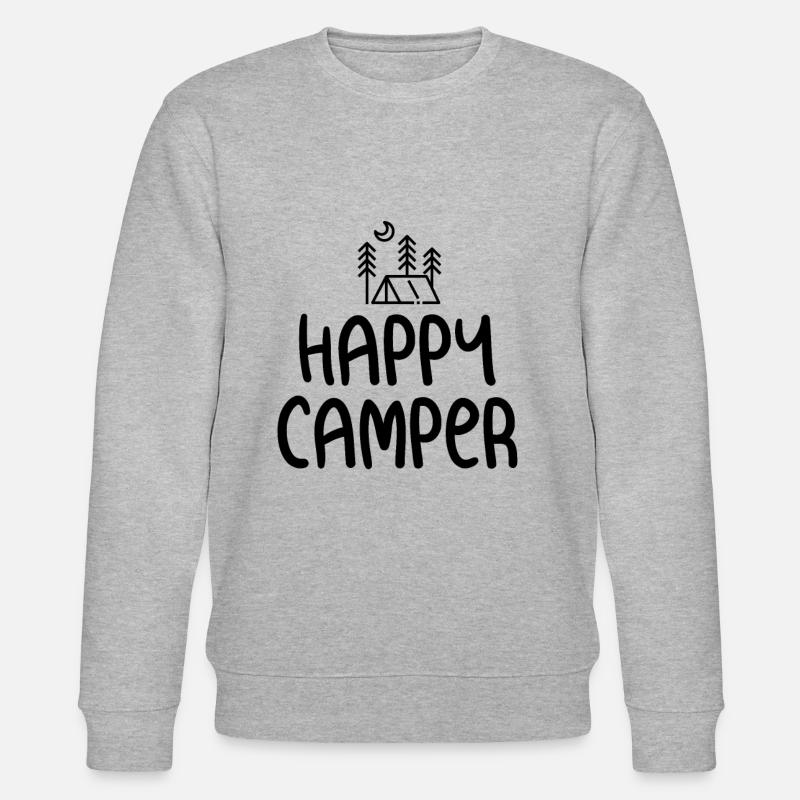 HAPPY CAMPER - Sweat bio CHANGER Stanley/Stella Unisexe - gris chiné