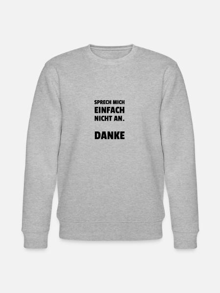 Parle-moi Tout simplement Pas an. - Sweat bio CHANGER Stanley/Stella Unisexe - gris chiné