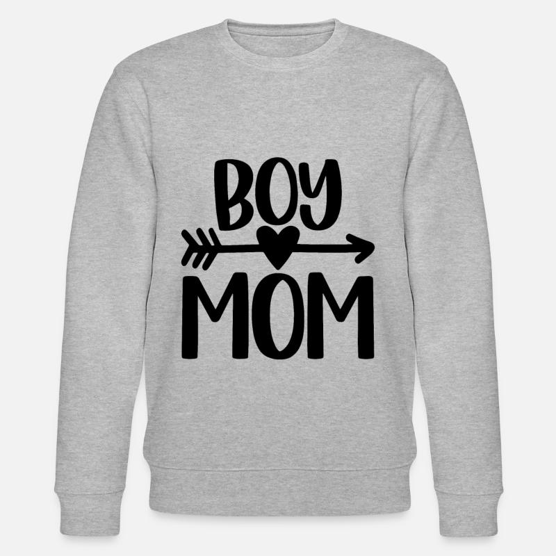 Junge Mama - Stanley/Stella Unisex Bio-Sweatshirt CHANGER  - Grau meliert
