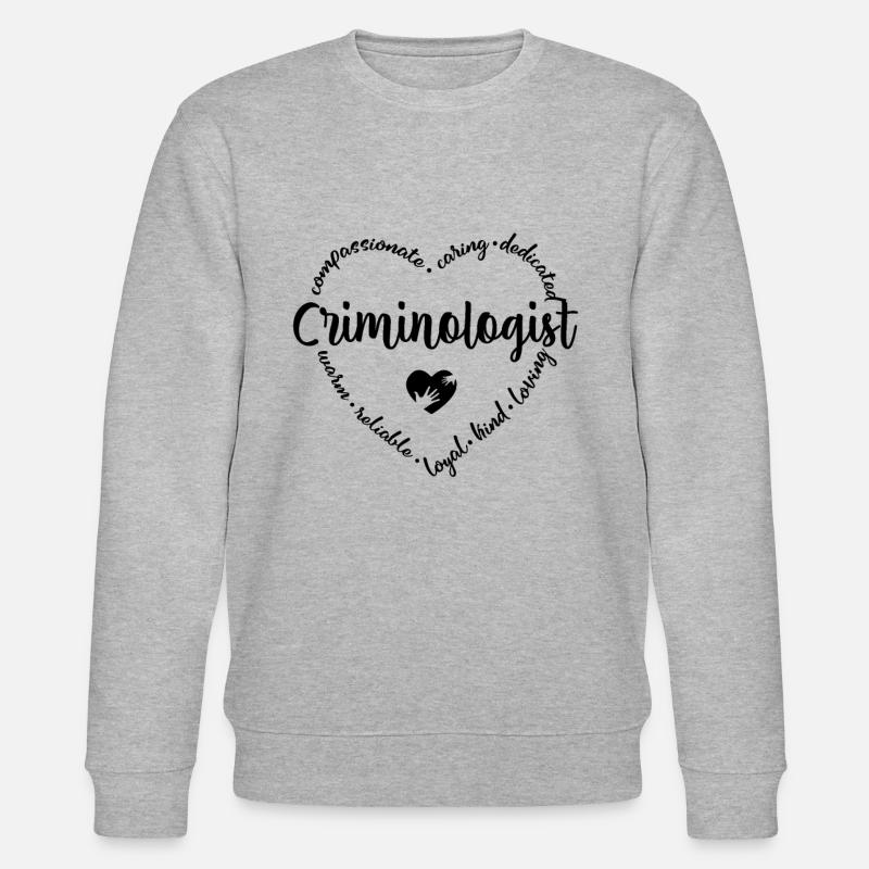 Criminologue - Sweat bio CHANGER Stanley/Stella Unisexe - gris chiné
