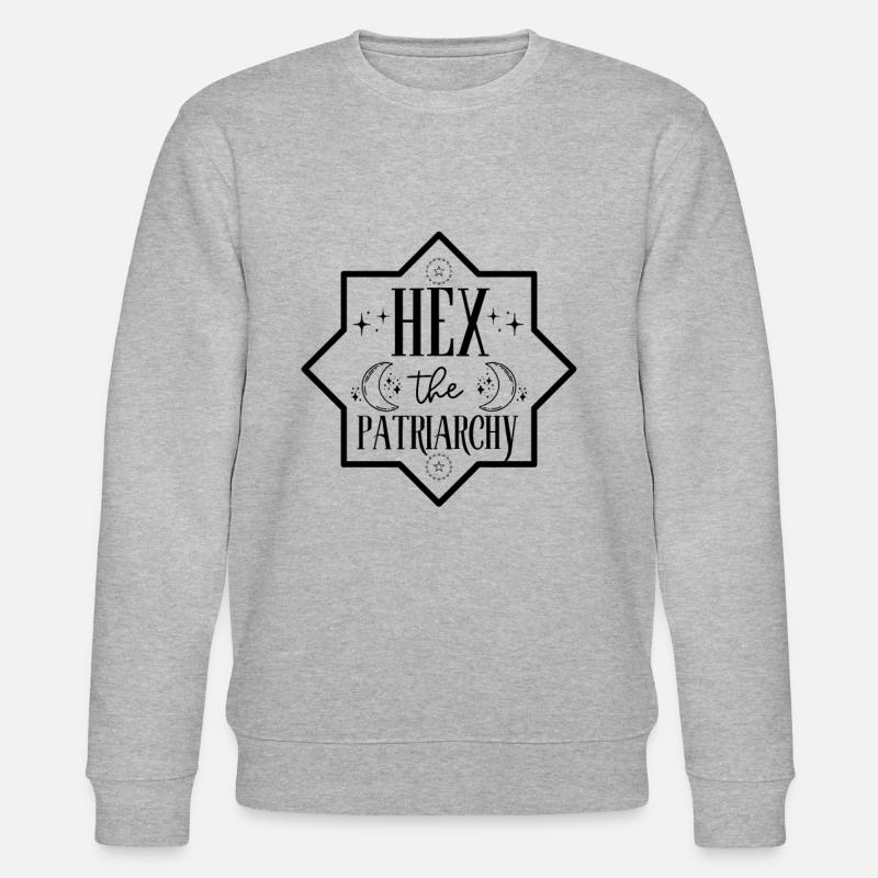 Hex Le Patriarcat - Sweat bio CHANGER Stanley/Stella Unisexe - gris chiné