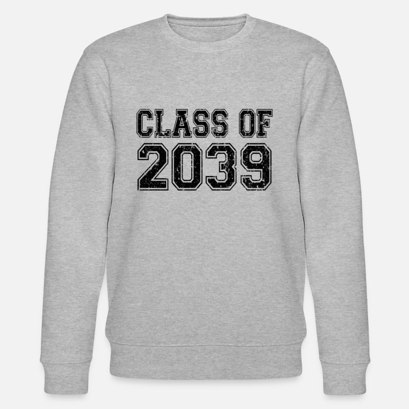 Klasse von 2039 - Stanley/Stella Unisex Bio-Sweatshirt CHANGER  - Grau meliert