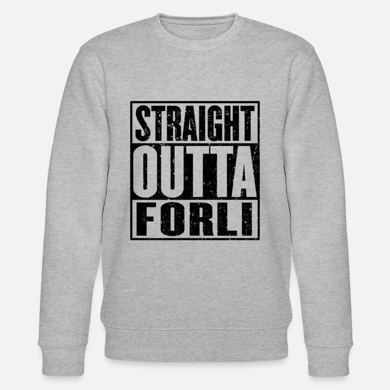 Straight Outta Forli - Stanley/Stella Unisex Bio-Sweatshirt CHANGER  - Grau meliert