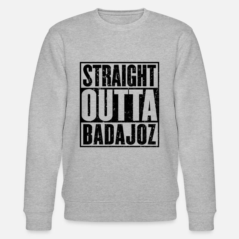Gerade Outta Badajoz - Stanley/Stella Unisex Bio-Sweatshirt CHANGER  - Grau meliert