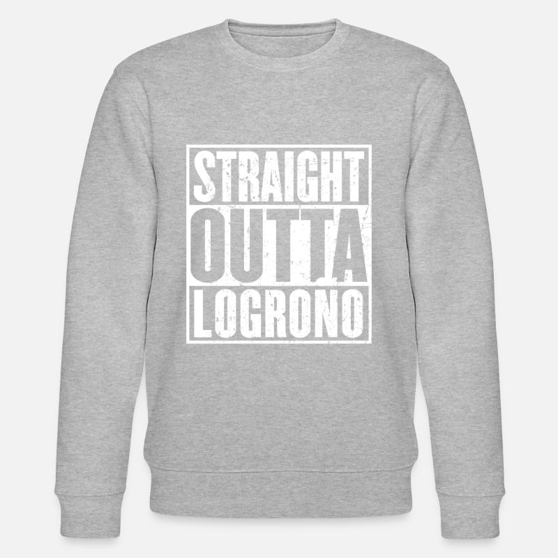 Droit Outta Logroño - Sweat bio CHANGER Stanley/Stella Unisexe - gris chiné