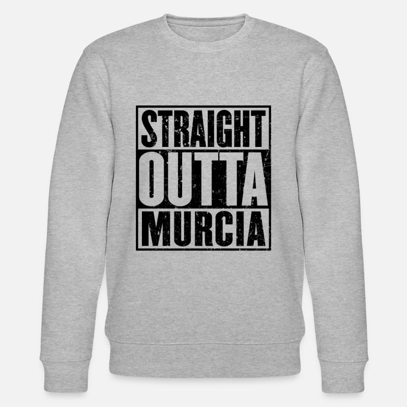 Gerade Outta Murcia - Stanley/Stella Unisex Bio-Sweatshirt CHANGER  - Grau meliert