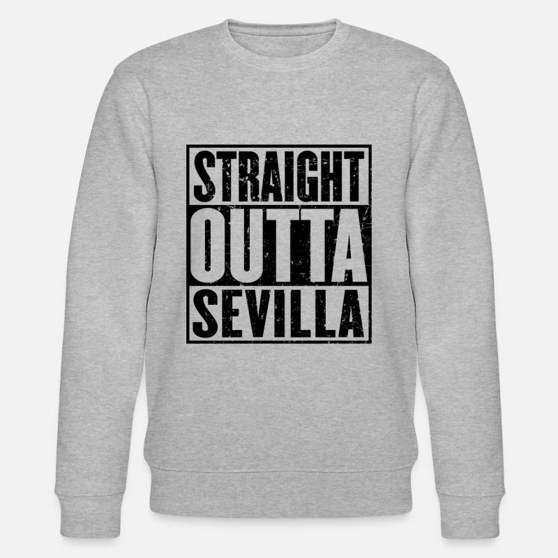 Gerade Outta Sevilla - Stanley/Stella Unisex Bio-Sweatshirt CHANGER  - Grau meliert