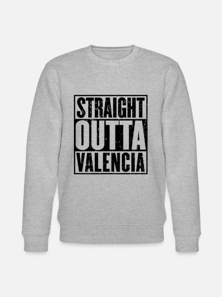 Gerade Outta Valencia - Stanley/Stella Unisex Bio-Sweatshirt CHANGER - Grau meliert