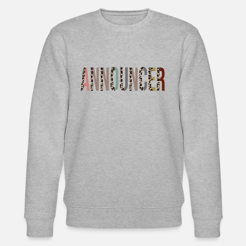 Ansager - Stanley/Stella Unisex Bio-Sweatshirt CHANGER  - Grau meliert