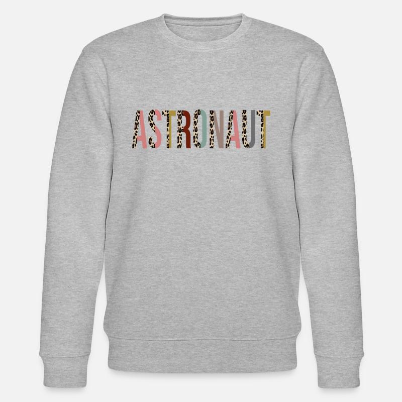 Astronaut - Stanley/Stella Unisex Bio-Sweatshirt CHANGER  - Grau meliert