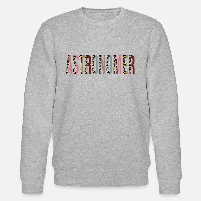 Astronom - Stanley/Stella Unisex Bio-Sweatshirt CHANGER  - Grau meliert