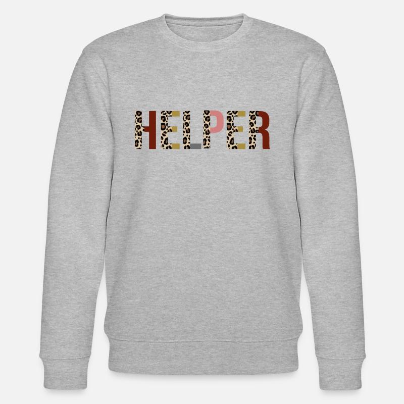 Helfer - Stanley/Stella Unisex Bio-Sweatshirt CHANGER  - Grau meliert